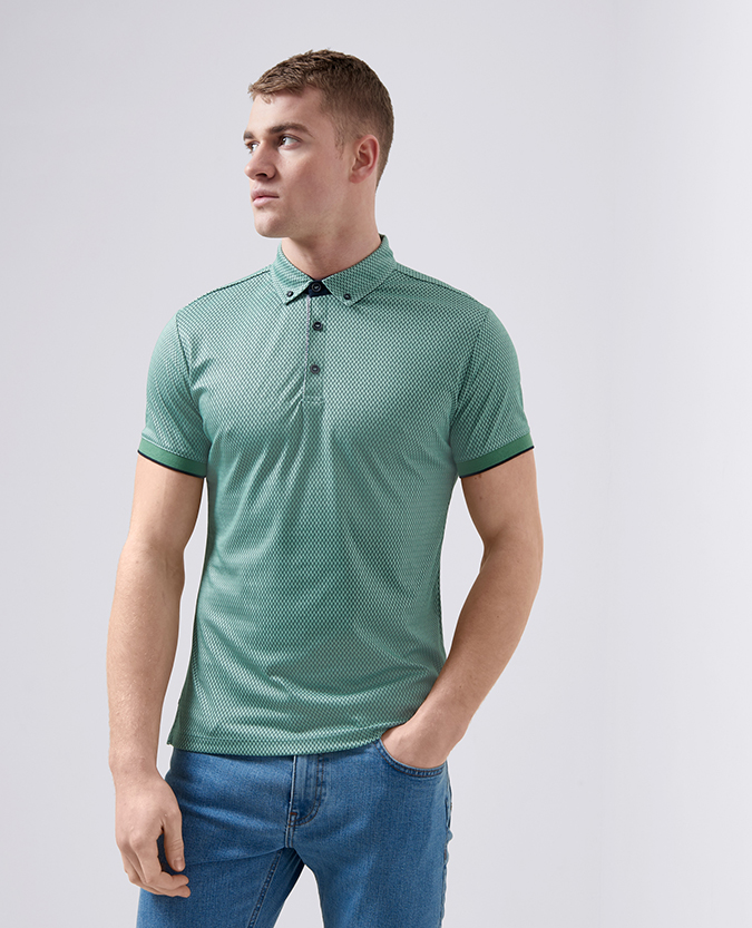 cotton blend polo shirts