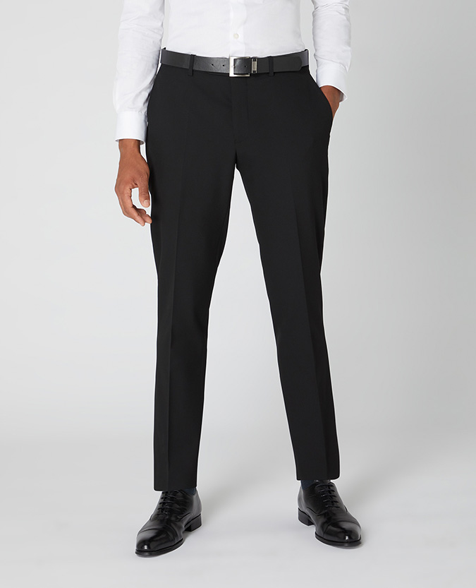 Tapered Fit Formal Trousers